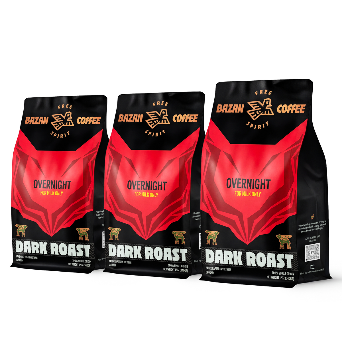 Overnight, Premium Strong Vietnamese Blend, Ground