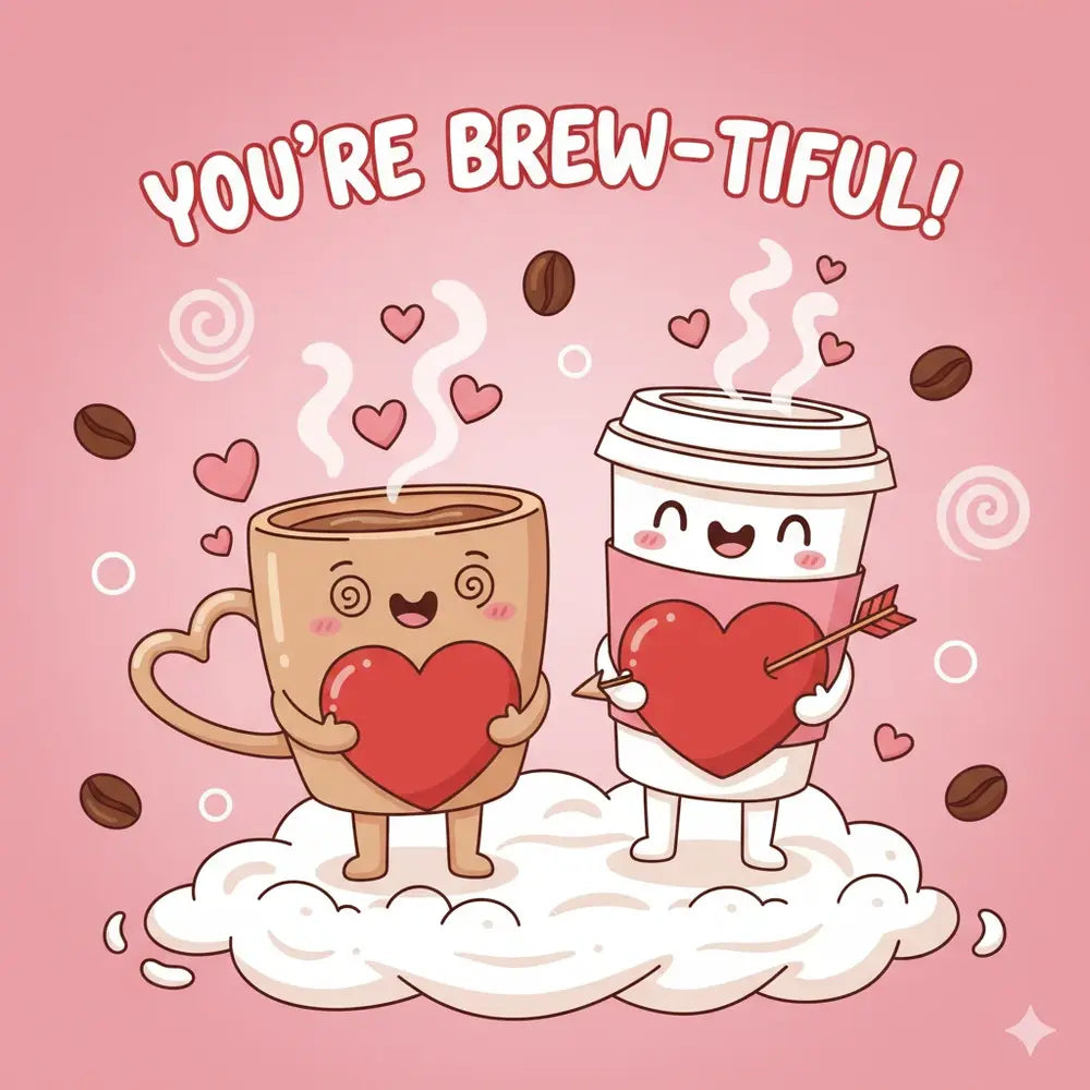 Coffee Valentines Puns: Brew Up Some Love This Valentine's Day!