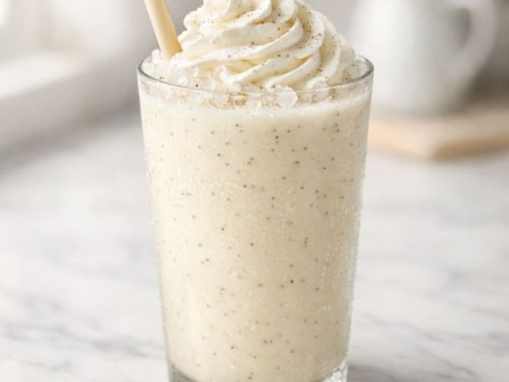How to Make Vanilla Bean Frappuccino Starbucks-Style-With a Bazan Coffee Upgrade