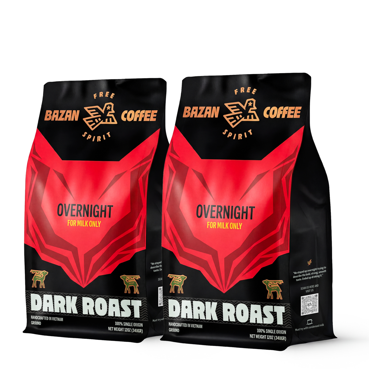 Overnight, Premium Strong Vietnamese Blend, Ground