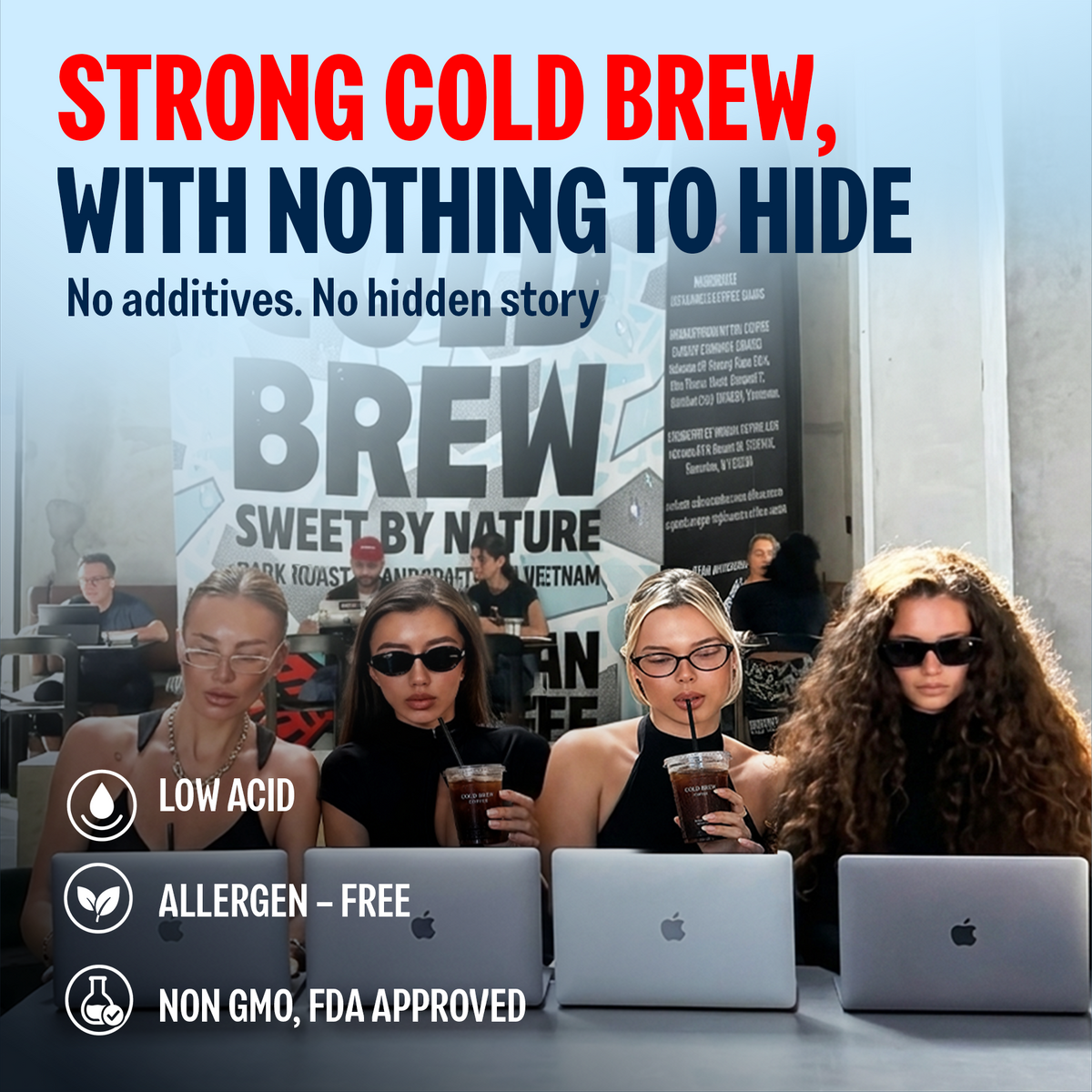 STRONG COLD BREW, Premium Vietnamese Robusta, Pitcher Pack
