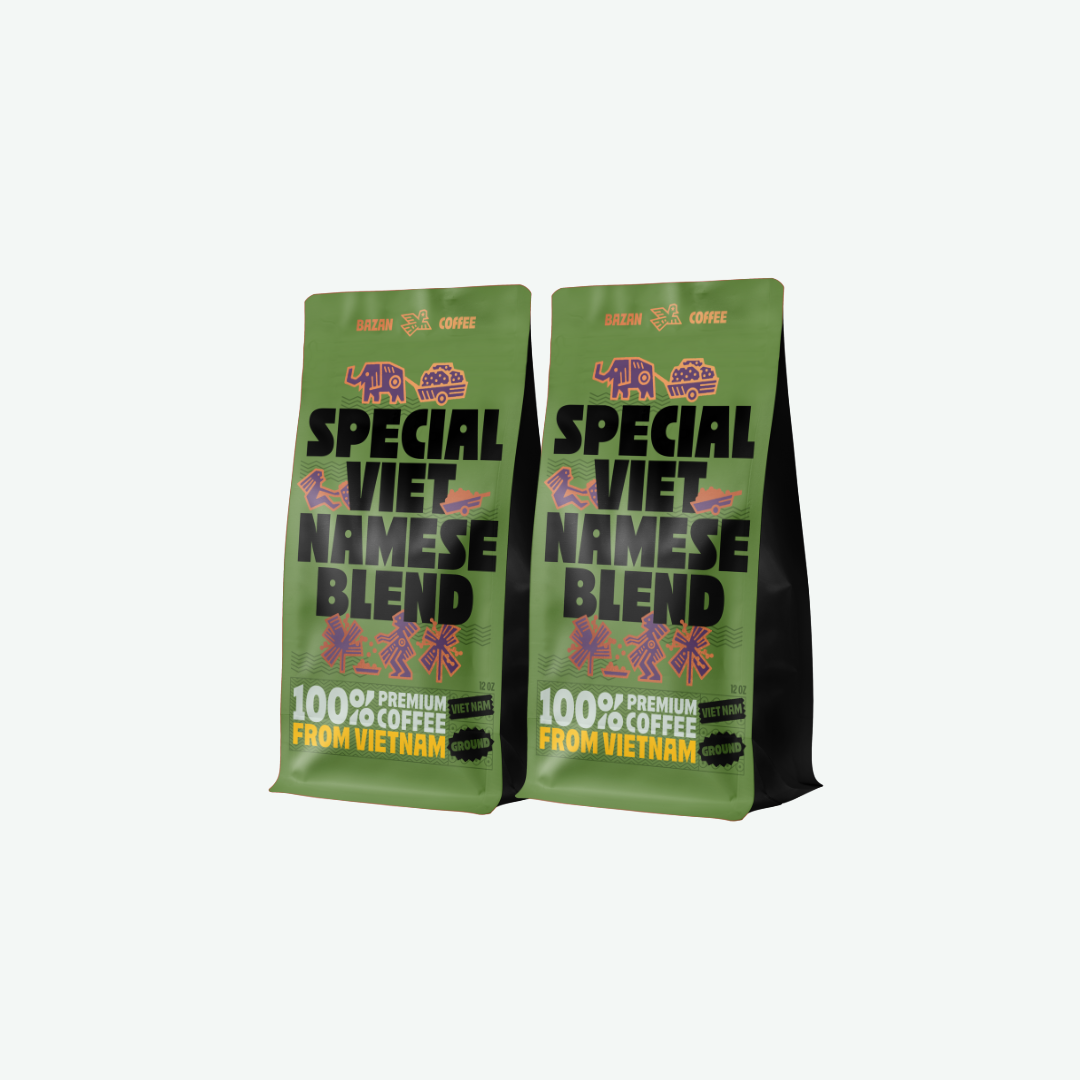 Special Vietnamese Blend, Ground, Strong And Not Bitter, Fruity and Floral Aroma