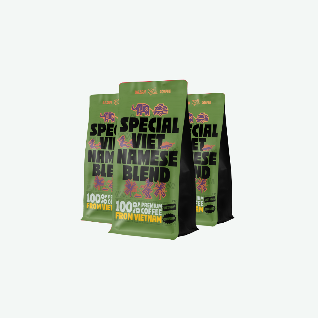 Special Vietnamese Blend, Ground, Strong And Not Bitter, Fruity and Floral Aroma