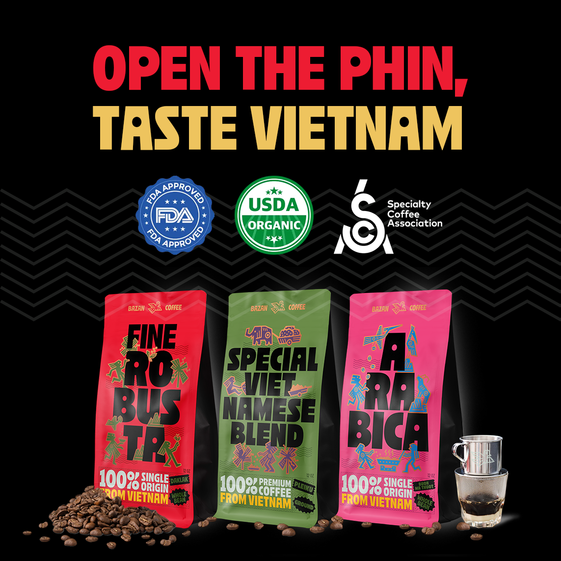 Bazan Vietnamese Specialty Coffee Collection