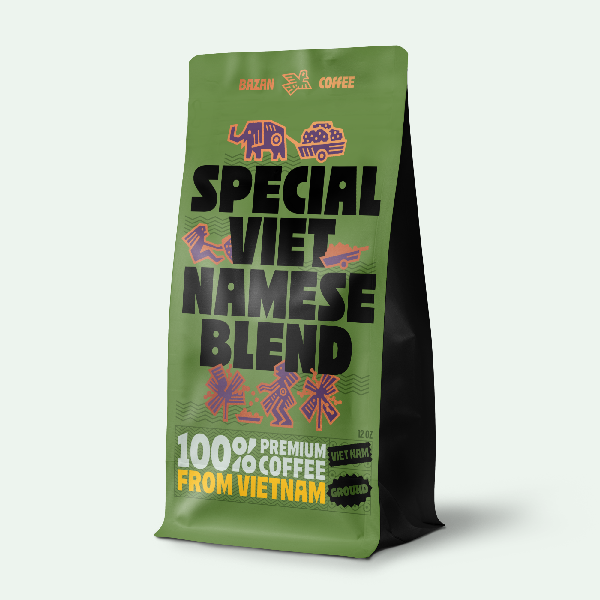 Special Vietnamese Blend, Ground, Strong And Not Bitter, Fruity and Floral Aroma